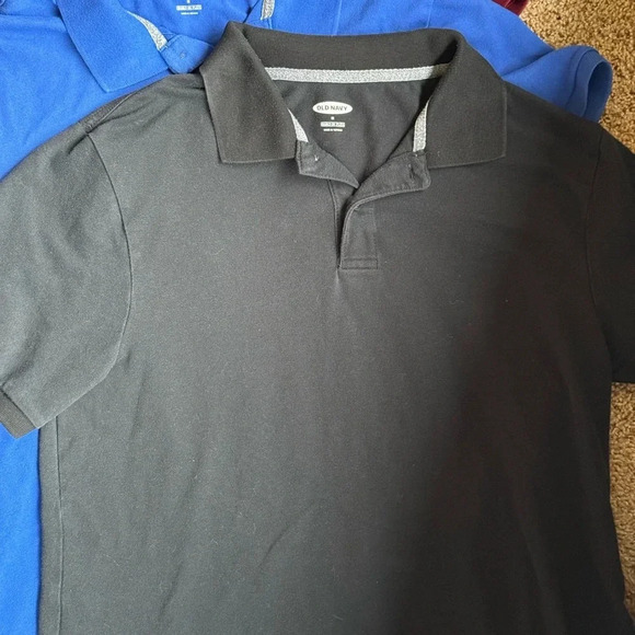 Men’s Old Navy Classic Fit Pique Polo Shirts - Bundle of 7 - Size Medium - Picture 3 of 9